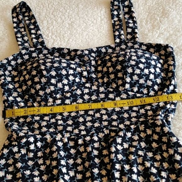 Floral summer dress blue‎ and white - Picture 13 of 16